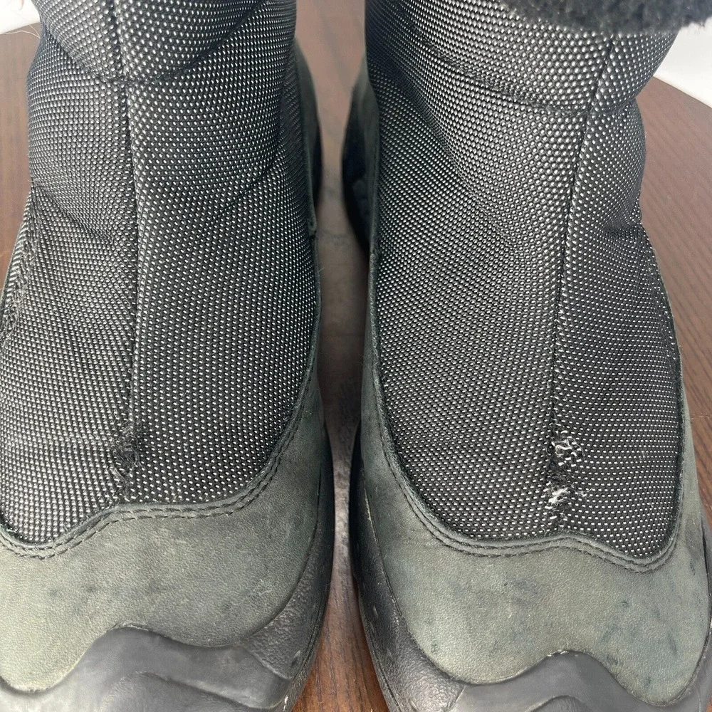 Keen Dry Hofn Boots Womens 9.5 Gray Black Leather Insulated Waterproof 5245-BKDS